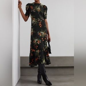 NWT Reformation Addaline Floral Print Dress (size 2)